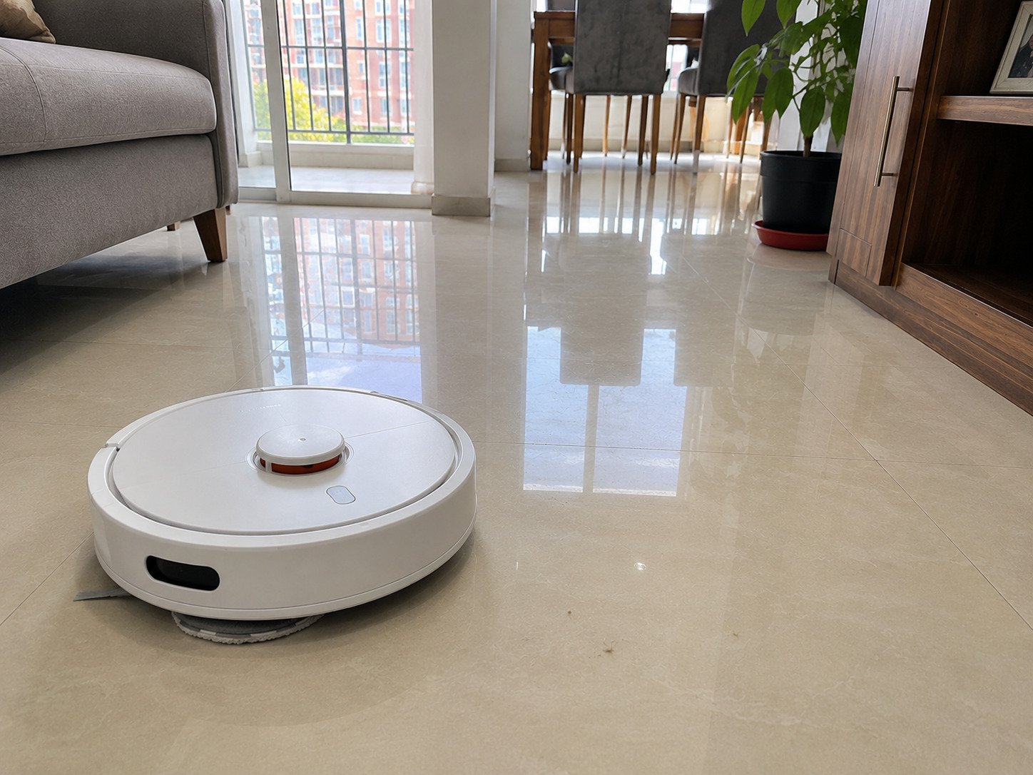Foto enviada por cliente - robot trapeando